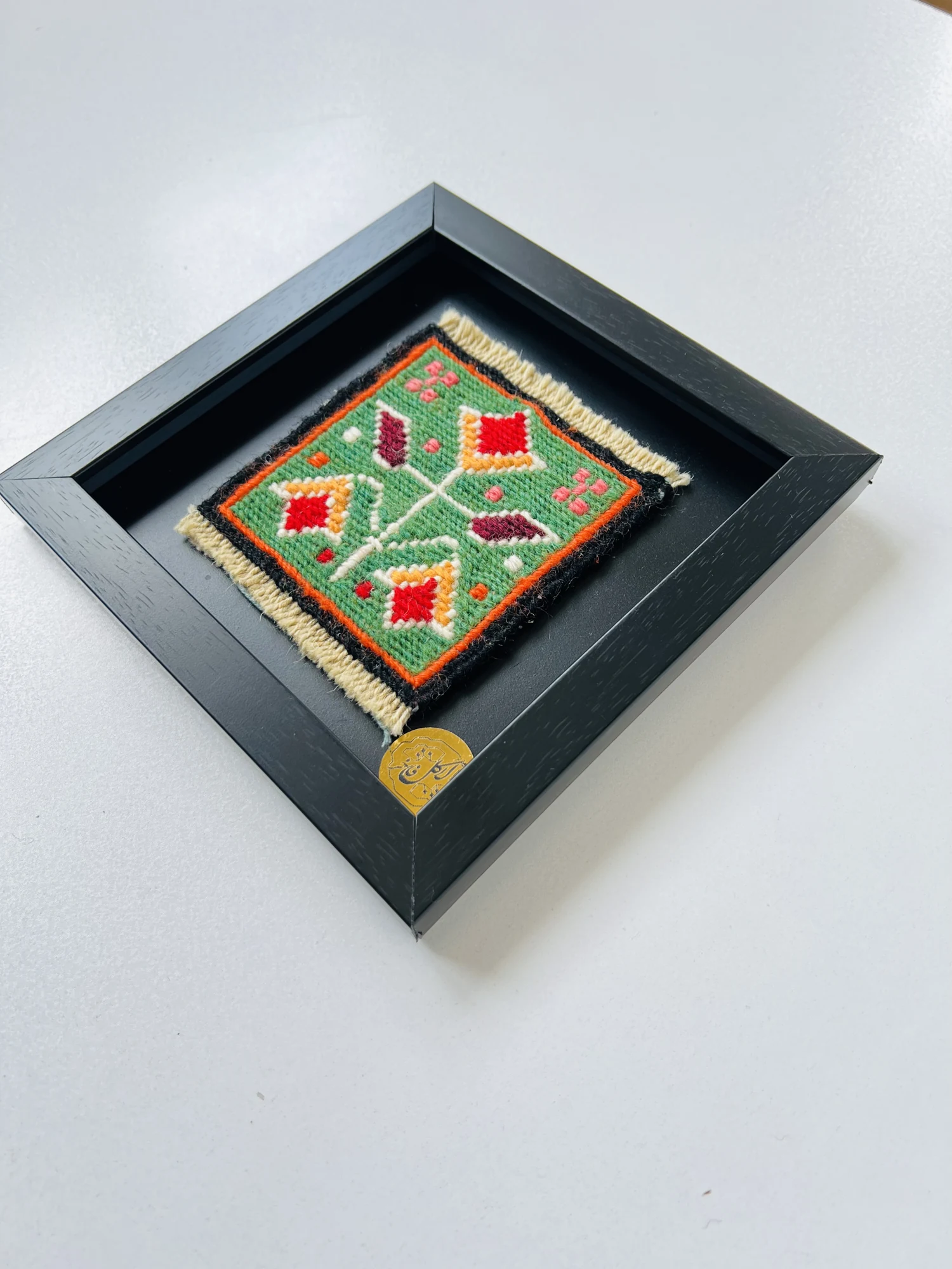 Green Verni frame · 10 × 10