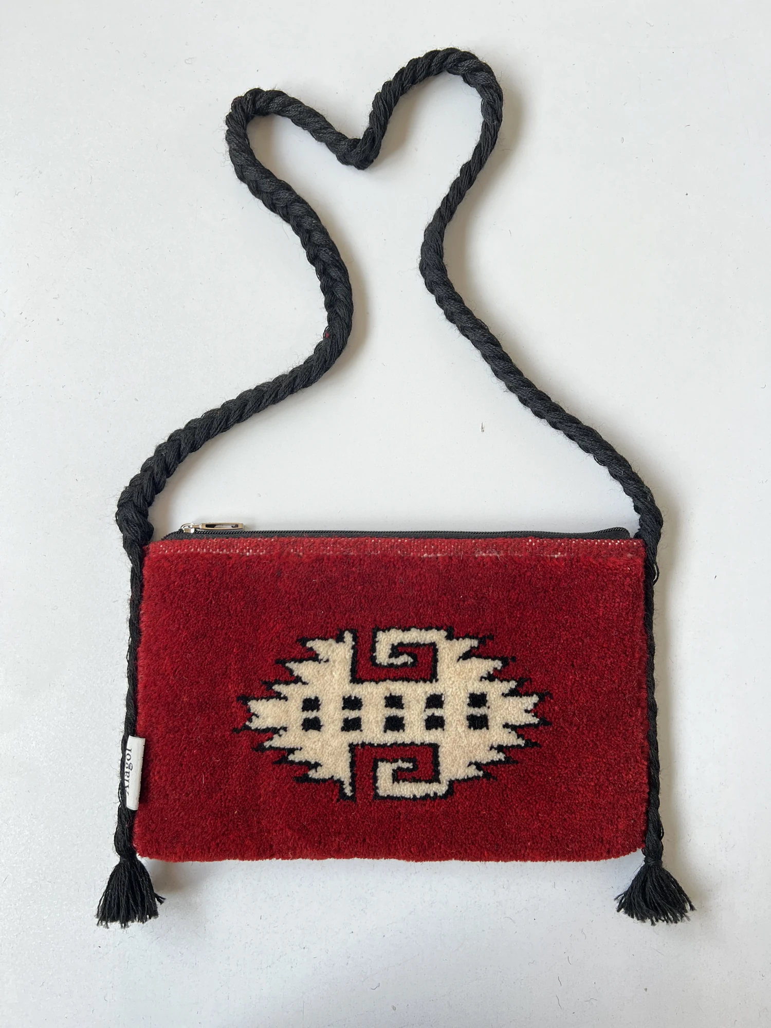 Turkmen carpet bag · Red